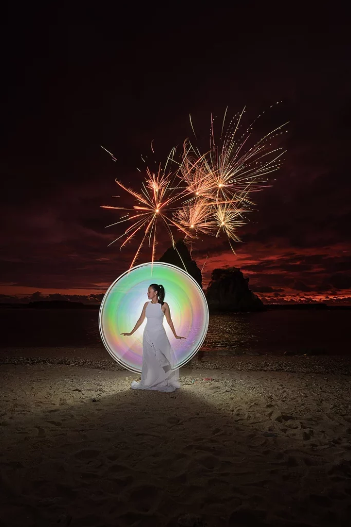 Female Light Painting Model On Sandy Tanjung Layar 2025 02 02 13 38 39 Utc 683x1024